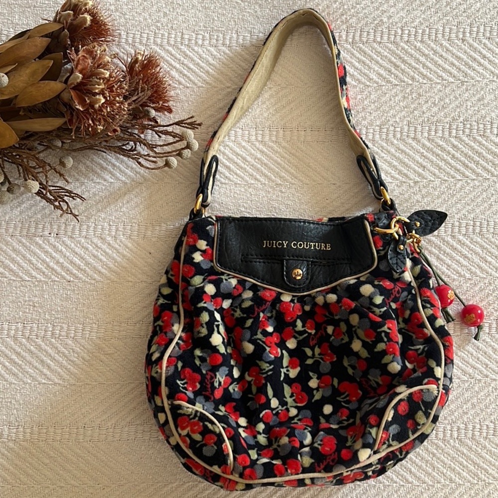 Juicy Couture Cherry Patterned Handbag - image 1